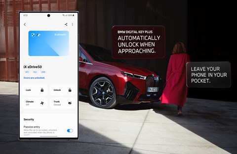 Unlock your BMW with your smartphone still in your pocket