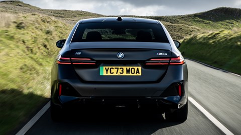 BMW i5 M60 rear driving