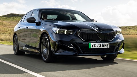 BMW i5 40 front driving