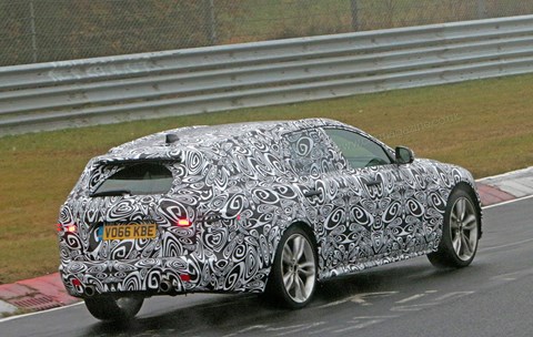 Jaguar XF Sportbrake (2017) at the Nurburgring