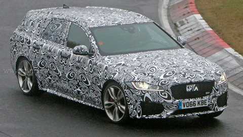 Jaguar XJ Sportbrake spy shots