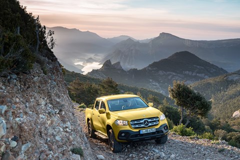 Mercedes X-class pickup truck