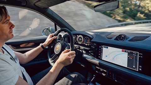 Porsche Cayenne E-Hybrid review - 2023-facelift - Turbo E-Hybrid, cj hubbard driving