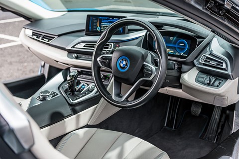 Our BMW i8 cabin