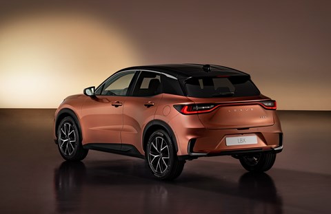The price of the Lexus LBX crossover for kids starts at £29,995