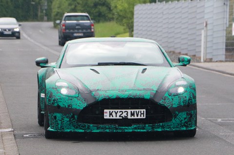 New headlamps and bonnet vents for 2024 Aston Martin Vantage