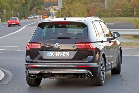 2017 VW Tiguan R spyshots