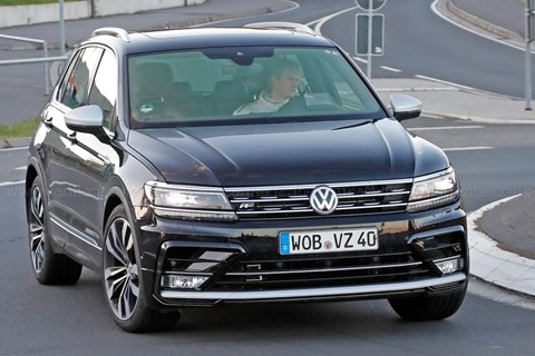 2017 VW Tiguan R spyshots