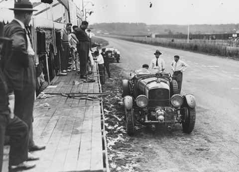 A supercharged Bentley at the first Le Mans 24-hour race in 1923 (Getty)