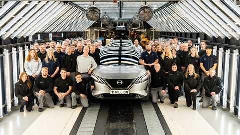 Nissan Sunderland factory builds its 11 millionth car, a Qashqai