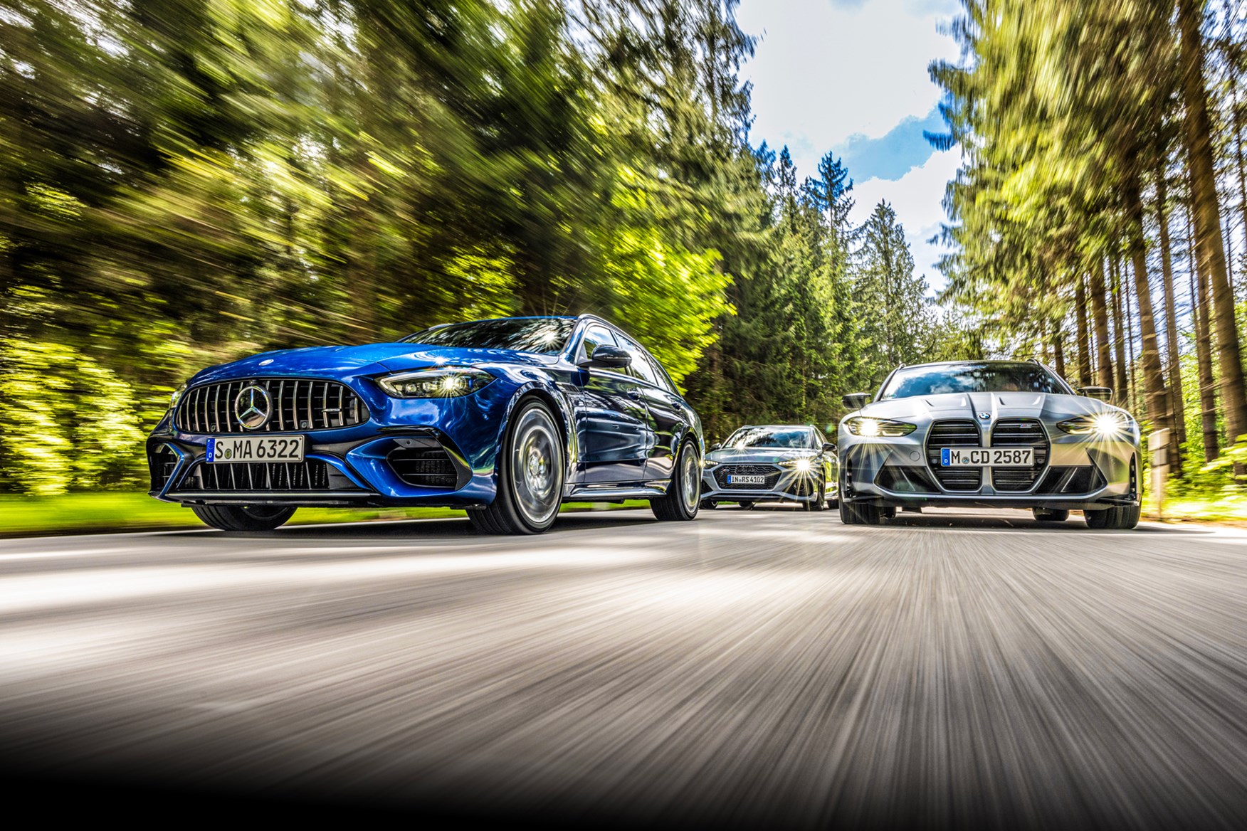 Wicked Wagons: Mercedes-AMG C63 Estate Vs BMW M3 Touring Vs Audi RS4 ...