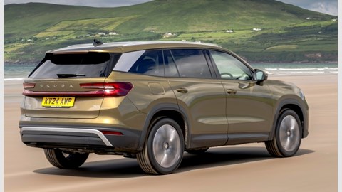 Skoda Kodiaq review - rear three quarters