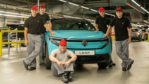 2026 Nissan Leaf with Sunderland factory workers