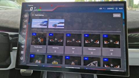 HiPhi Z review - lighting expressions