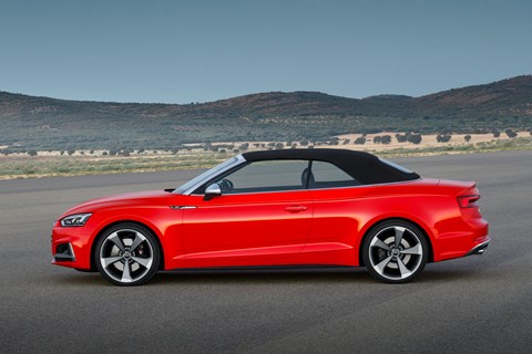 Audi A5 Cabriolet roof up