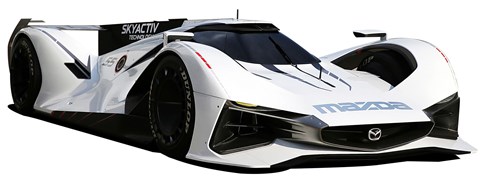 Mazda LM55, first seen at the 2015 Goodwood show, virtually it'll eclipse the old 787b with a 290mph top speed 
