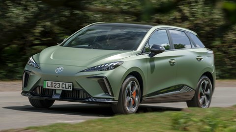 MG4 XPower front cornering