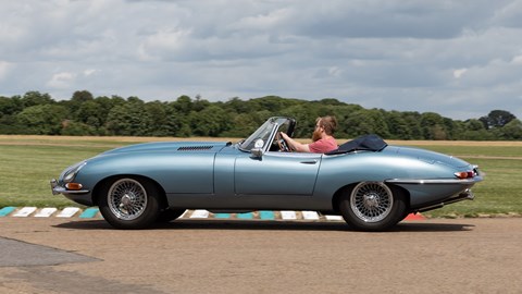 Electrogenic Jaguar E-Type cornering profile