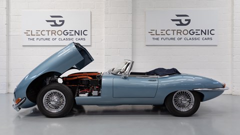 Electrogenic Jaguar E-Type static profile