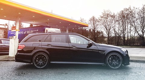 Video wiz Al Clark’s 64-plate E63 is proving to be a surprisingly sane choice for business and pleasure 