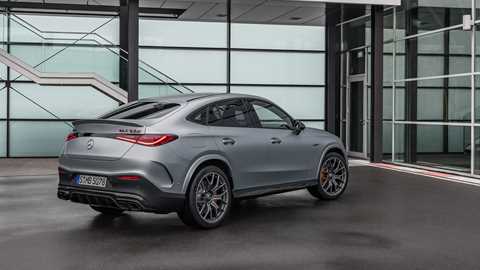 Mercedes-AMG GLC 63 Coupe: a more sloping roof