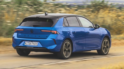 Vauxhall Astra Electric rear driving