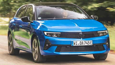 Vauxhall Astra Electric front driving