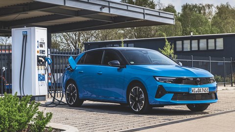 Vauxhall Astra Electric charging