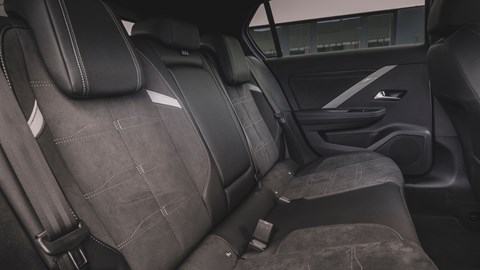 Vauxhall Astra Electric rear seats