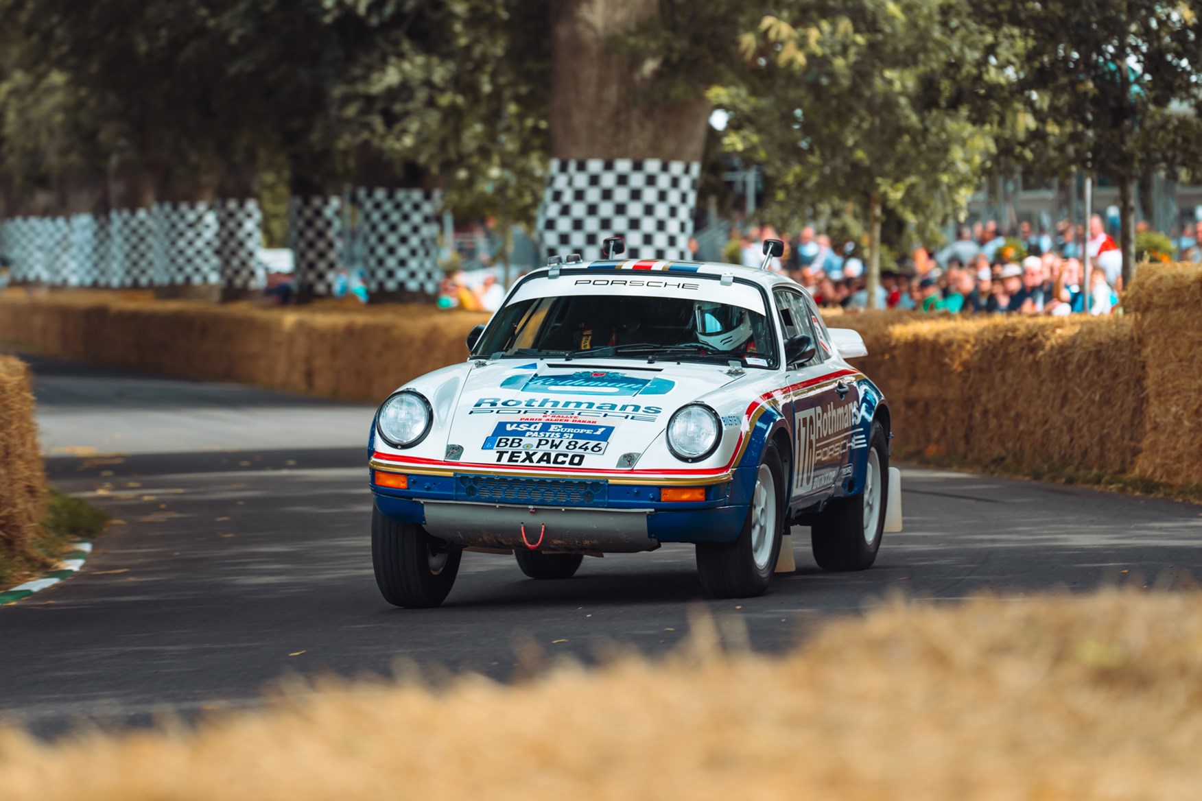We drive the 1984 ParisDakar winning Porsche 953 at Goodwood CAR