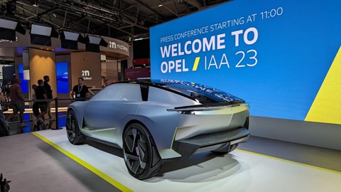 Vauxhall Experimental concept at IAA Munich motor show 2023 - rear
