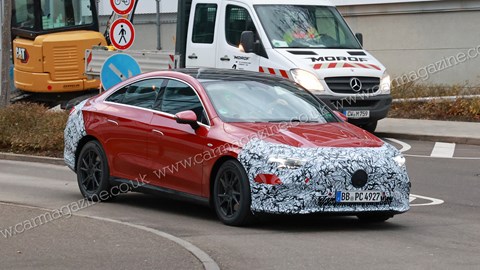 Mercedes CLA spy shots