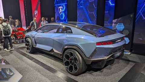 Lamborghini Lanzador electric car concept at 2023 IAA Munich motor show - rear