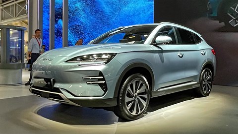 BYD Seal U electric SUV at the 2023 IAA Munich motor show - front
