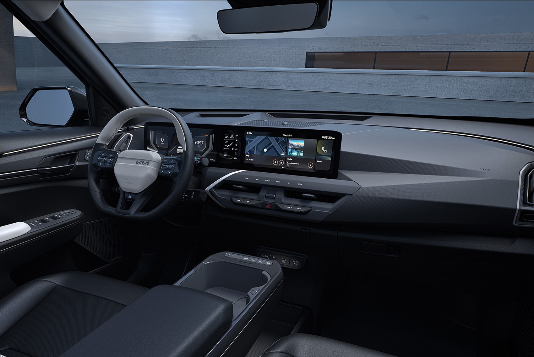 Kia EV5 новый электрокар среднего размера доступный широкой аудитории