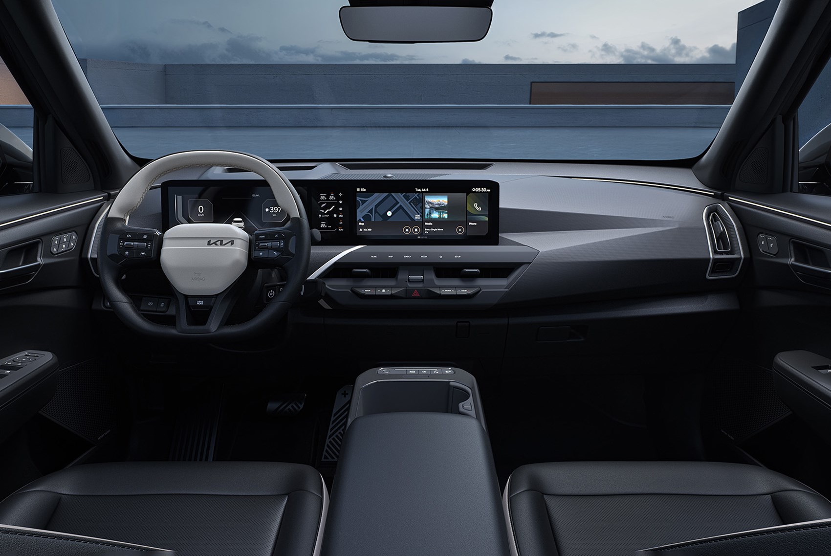 Kia EV5 новый электрокар среднего размера доступный широкой аудитории