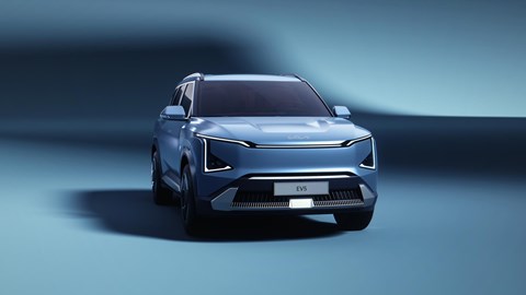 Kia EV5's front end bears a strong resemblance to the EV9's.