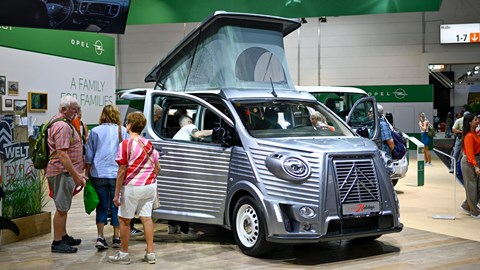 2023 Dusseldorf Caravan Salon - Citroen Type Holiday camper van with people