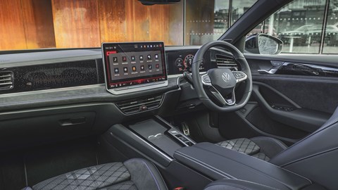 Volkswagen Passat interior with latest MIB4 infotainment system