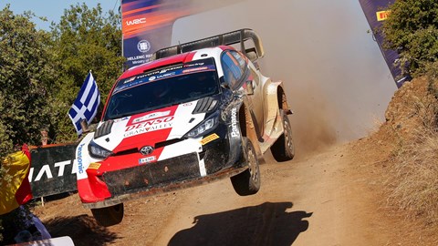 Toyota WRC Rally jump