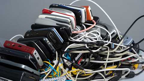 Most motorists have a tangle of phone chargers to connect their devices (Getty)