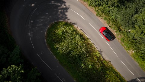 Fisker Ocean from above
