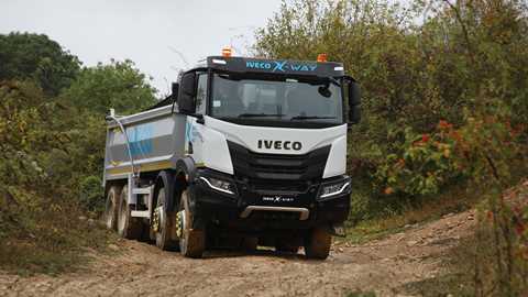 The Iveco X-Way can more than hold its own off road.