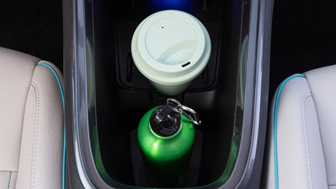 Fiat 600e review: central storage bin