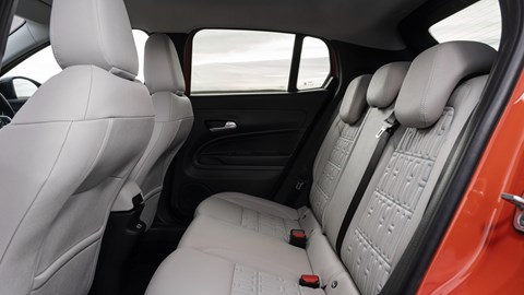 Fiat 600e rear seats