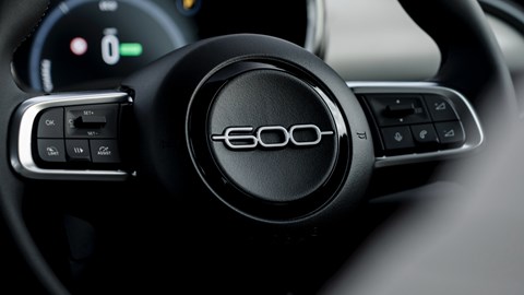 Fiat 600e steering wheel