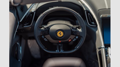 Ferrari Roma Spider steering wheel