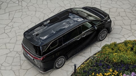 Lexus LM - rear three quarter, above