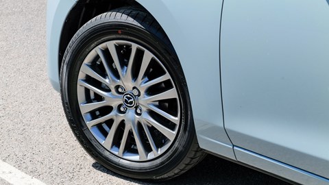 A choice of 15- or 16-inch wheels for Mazda 2