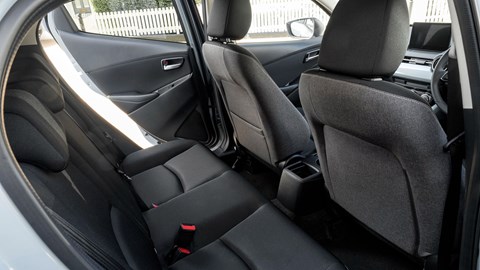 Rear seats not as commodious as a Skoda Fabia, but adults can fit in